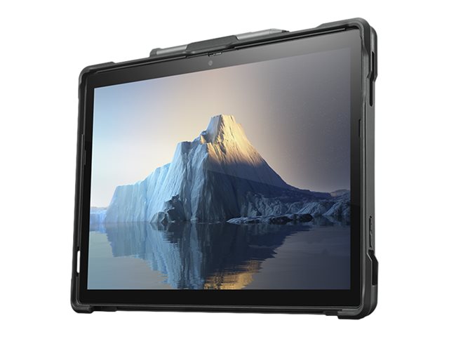 Lenovo ThinkPad - Back cover for tablet - thermoplastic polyurethane (TPU), polycarbonate, silicone - black - for ThinkPad X12 Detachable 20UV, 20UW