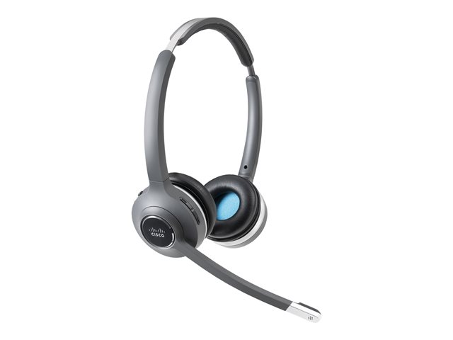 Cisco 562 Wireless Dual - Headset - on-ear - DECT 6.0 - wireless - for Cisco DX70, DX80, IP Phone 68XX, Webex Board 55, Board 70, Board 85, Room 55, Room 70
