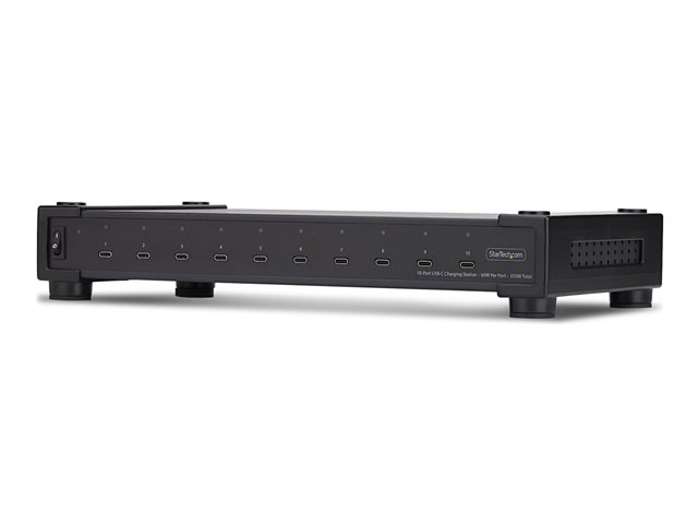 StarTech.com - Hub - 10 x USB-C - desktop, rack-mountable