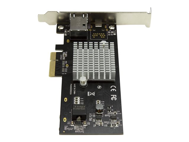 StarTech.com 1 Port 10G PCIe Network Card - 10GBase-T / NBASE-T - RJ45 Port - Intel X550 Chipset - Ethernet Card - Network Adapter - Intel NIC Card (ST10000SPEXI) - Network adapter - PCIe 2.0 low profile - 10Gb Ethernet x 1 - black - for P/N: BNDTB10GI, BNDTB210GSFP, BNDTB310GNDP, BNDTB410GSFP, BNDTB4M2E1, BNDTBUSB3142