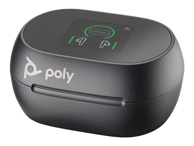 Poly Voyager Free 60+ UC Black Touchscreen Charge Case for BT700 USB-C Adapter - Replaces Poly SKU 221225-03