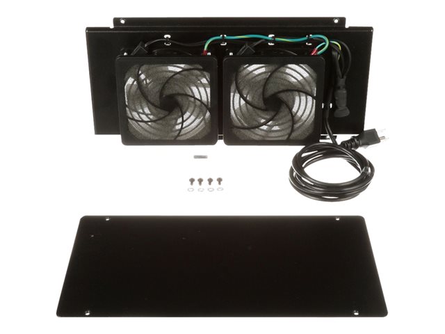 The PanZone® Wall Mount Cabinet High Flow Fan Kit allows for proper cooling of network equipment within the cabinet and mounts directly to the side of the cabinet.  This fan kit is 120 CFM.