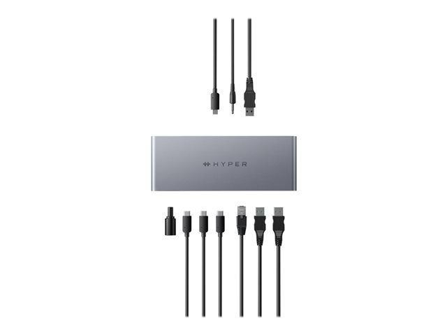Targus HyperDrive - Docking station - for notebook - USB-C / Thunderbolt 4 - 11-slot - HDMI, 2 x Thunderbolt - 2.5GbE