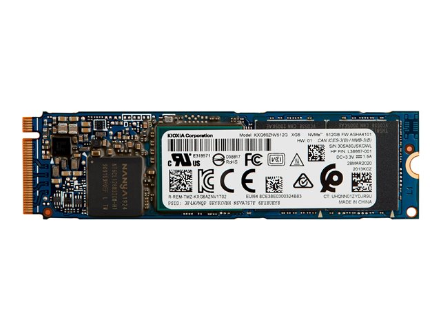 HP - Solid state drive - 512 GB - internal - M.2 - PCI Express 3.0 x4 (NVMe)