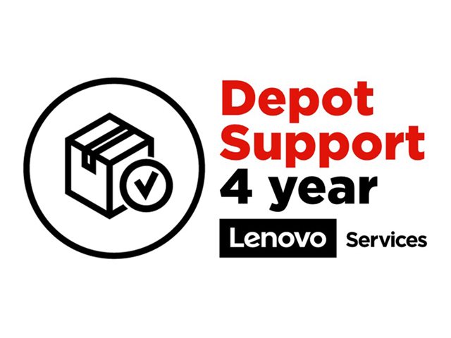 Lenovo Depot/Customer Carry-In Upgrade - Extended service agreement - parts and labour (for system with 1 year depot or carry-in warranty) - 4 years (from original purchase date of the equipment) - for ThinkPad L13 Gen 4, L14 Gen 4, L15 Gen 4, T14 Gen 4, T14s Gen 4, T16 Gen 2, X13 Gen 4