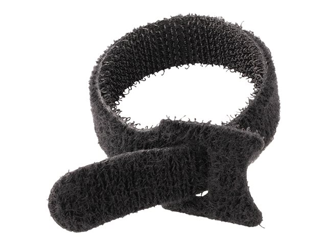 StarTech.com 6in Hook and Loop Cable Ties, 50 Pack, Black, Reusable Cable Straps, Adjustable and Flexible, Cord Organizer Tie/Wraps for Professional Cable Management - Wire Loop Ties (B506I-HOOK-LOOP-TIES) - Cable tie - hook and loop - 15 m - black (
