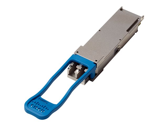 Cisco - QSFP+ transceiver module - 100GbE - 100GBase-LR4 - LC single-mode - up to 10 km - 1295 nm / 1300 nm / 1304 nm / 1309 nm - refurbished - for Mellanox ConnectX-5 Ex EN