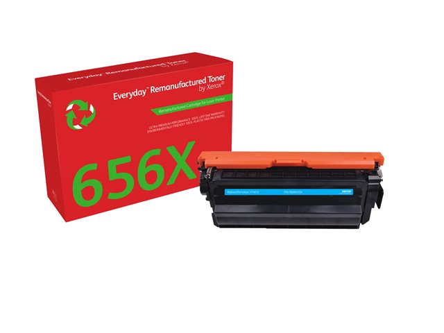 Everyday - Cyan - compatible - toner cartridge (alternative for: HP CF461X) - for HP Color LaserJet Enterprise M652dn, M652n, M653dh, M653dn, M653x