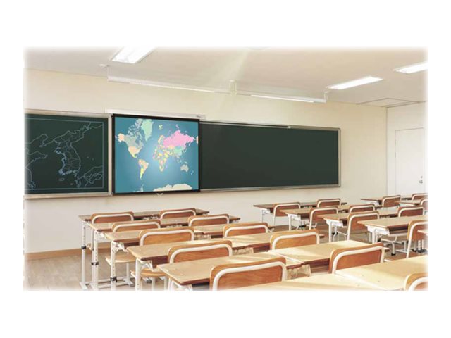 Optoma PWC - Projection screen - ceiling mountable, wall mountable - 92\" (233.7 cm) - 16:9 - Matte White - for Optoma HZ40STx