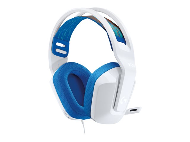Logitech G G335 Wired Gaming Headset - Headset - full size - wired - 3.5 mm jack - white - Discord Certified