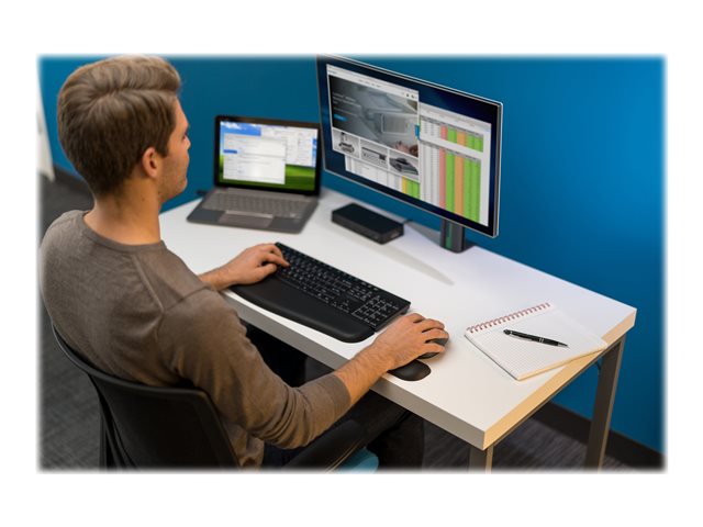 Kensington ERGOSOFT WR STANDARD - Keyboard wrist rest - black