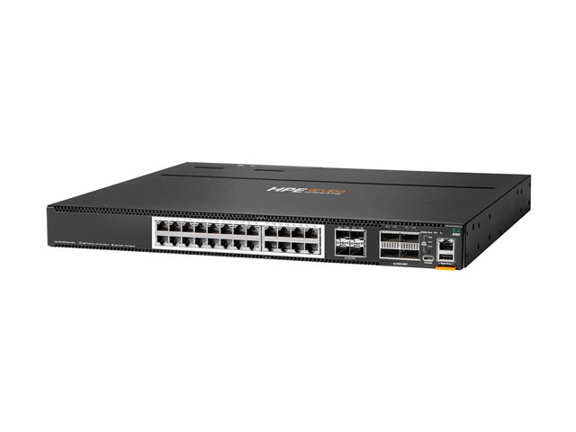 HPE Aruba Networking CX 8100 24x10GBase-T 4x10G SFP+ 4x40/100G QSFP28 Switch - Switch - L3 - Managed - 24 x 100/1000/2.5G/5G/10GBase-T + 4 x Gigabit SFP / 10 Gigabit SFP+ + 4 x 40 Gigabit QSFP+ / 100 Gigabit QSFP28 - back to front airflow - rack-moun