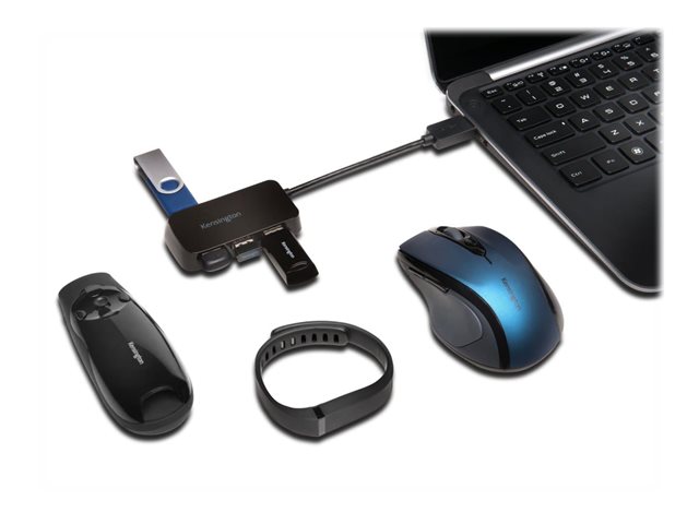 Kensington UH4000 - Hub - 4 x SuperSpeed USB 3.0 - desktop
