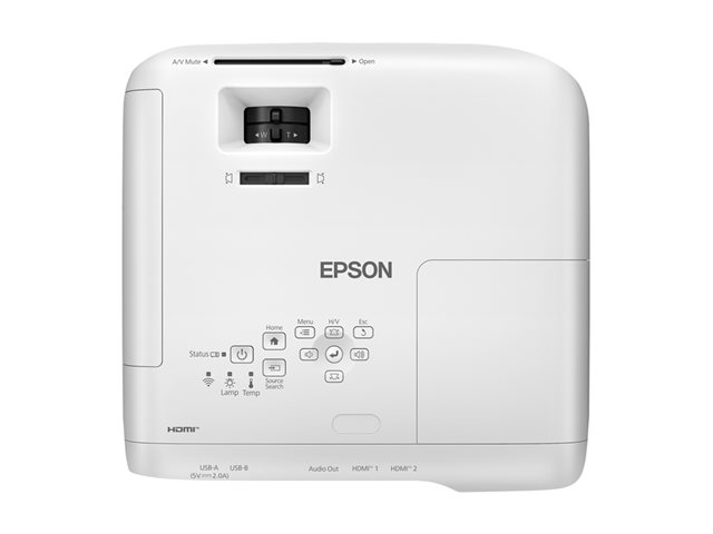 Epson EB-FH54 - 3LCD projector - 4100 lumens - Full HD (1920 x 1080) - 16:9 - 802.11a/b/g/n/ac wireless / Miracast - white