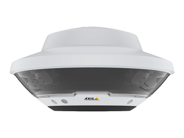 AXIS Q6100-E 60 Hz - Network surveillance camera - dome - outdoor - vandal / waterproof - colour (Day&Night) - 20.4 MP - 2592 x 1944 - fixed iris - fixed focal - GbE - MJPEG, H.264, H.265 - High PoE