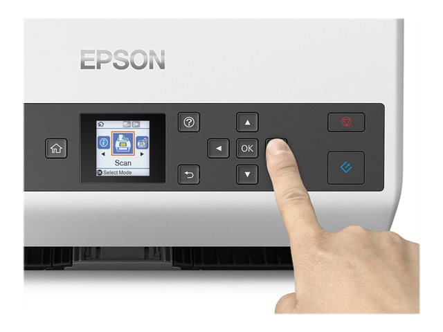 Epson WorkForce DS-970 - Document scanner - Contact Image Sensor (CIS) - Duplex - A4 - 600 dpi x 600 dpi - up to 85 ppm (mono) / up to 85 ppm (colour) - ADF (100 sheets) - up to 9000 scans per day - USB 3.0