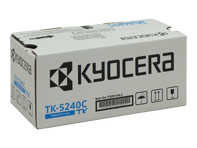 Kyocera TK 5240C - Cyan - original - toner cartridge - for ECOSYS M5526, P5026