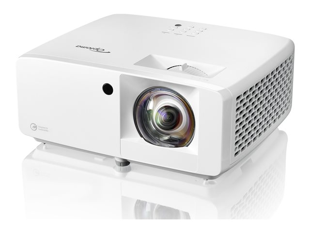 Optoma UHZ35ST - DLP projector - laser - portable - 3D - 3500 lumens - 3840 x 2160 - 16:9 - 4K - white
