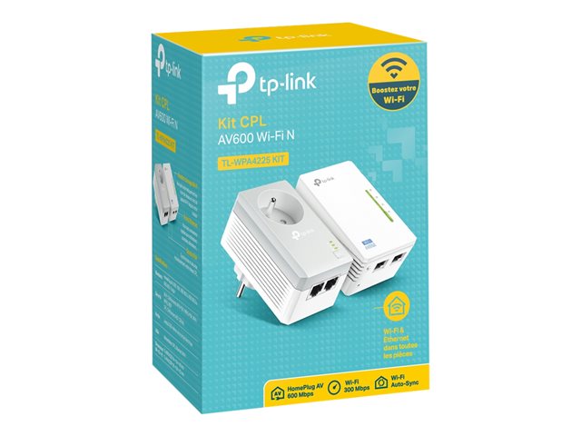 AV1000 Gigabit Powerline Adapter SPEED: 1000 Mbps Powerline SPEC: Broadcom CPU, HomePlug AV2, 1× Gigabit Port FEATURE: Plug and Play, tpPLC Utility, Pair for More Security