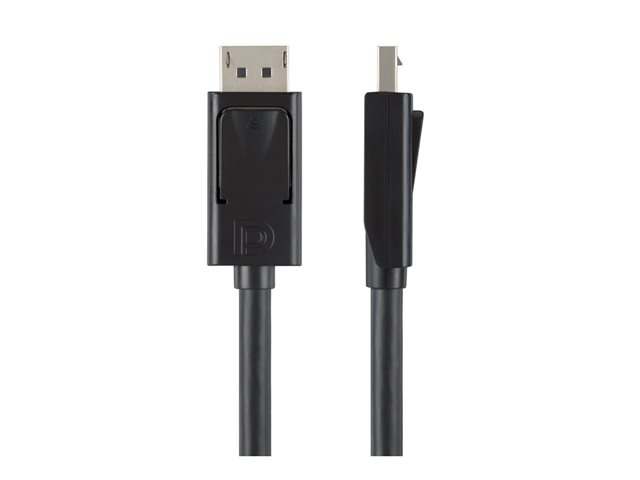 Belkin 6ft DisplayPort to HDMI Cable, M/M, 4k - Adapter cable - DisplayPort male to HDMI male - 1.8 m - shielded - for P/N: F4U097tt, F4U109tt