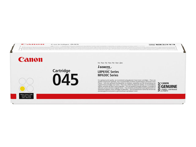 Canon 045 - Yellow - original - toner cartridge - for imageCLASS LBP612Cdw, MF632Cdw, MF634Cdw