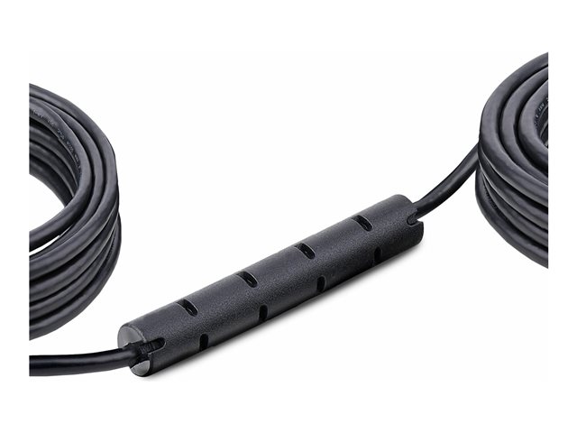 StarTech.com USB Extender Hub, 10m USB 3.0 Extension Cable with 4-Port USB Hub, Active/Bus Powered USB Repeater Cable, Optional 20W Power Supply Included - USB-A Hub w/ ESD Protection (U01043-USB-EXTENDER) - Hub - 4 x USB 3.2 Gen 1 - desktop