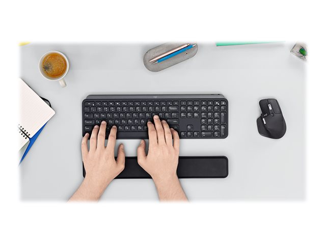 Logitech MX Palm Rest - Keyboard wrist rest - grey
