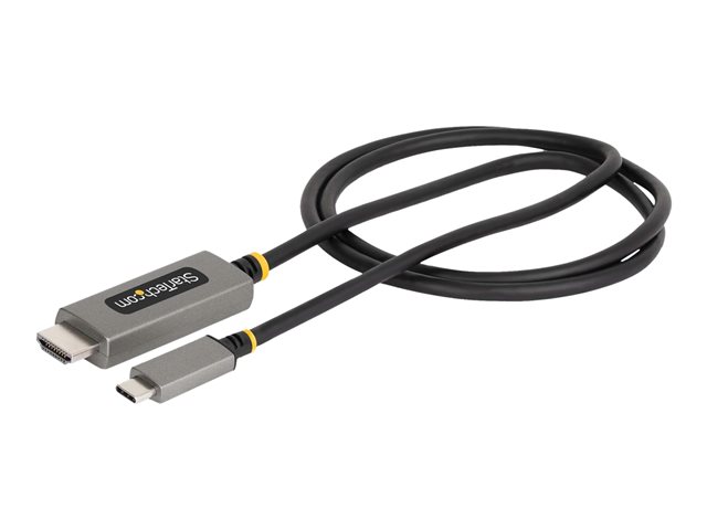 StarTech.com 3ft (1m) USB-C to HDMI Adapter Cable, 8K 60Hz, 4K 144Hz, HDR10, USB Type-C to HDMI 2.1 Video Converter Cable, USB-C DP Alt Mode/USB4/Thunderbolt 3/4 Compatible - USB-C Laptop to HDMI Monitor (134B-USBC-HDMI211M) - Adapter cable - 24 pin