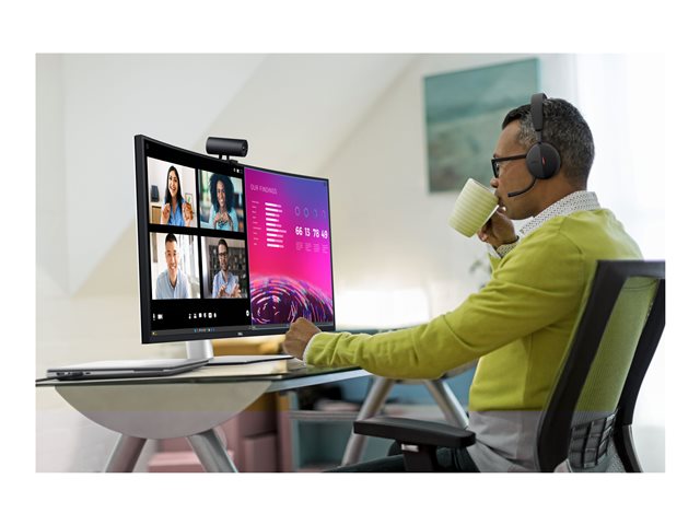 Dell UltraSharp U4025QW - LED monitor - curved - 40\" (39.7\" viewable) - 5120 x 2160 5K2K UltraWide @ 120 Hz - IPS - 600 cd/m² - 2000:1 - 5 ms - Thunderbolt 4, HDMI, DisplayPort - speakers - with 3 years Advanced Exchange Service