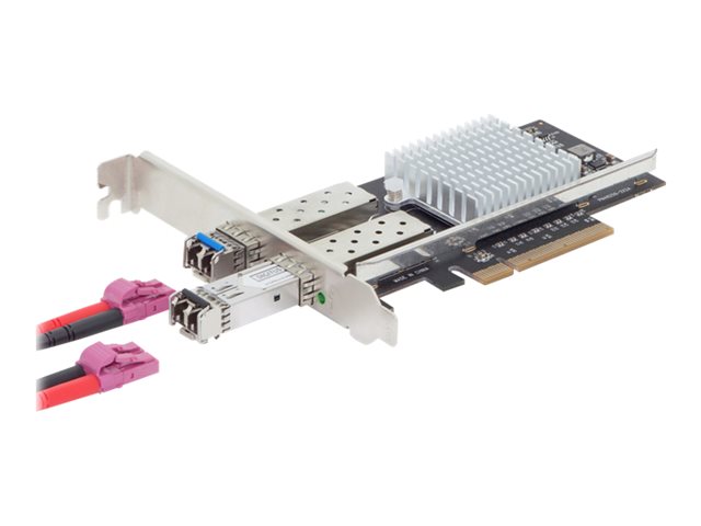 2-PORT SFP+ 10G PCI EXPRESS CARD LOW PROFILE BACKET INTEL JL82599ES CHIPSET