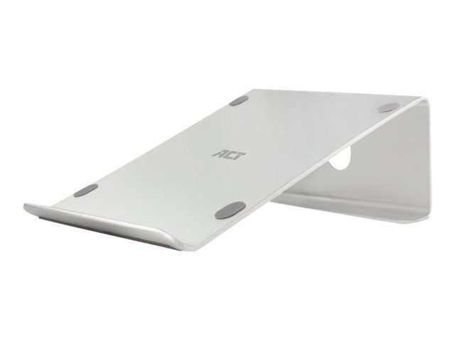 ACT - Stand - 20°-kijkhoek - voor notebook - aluminium - grijs - schermgrootte: maximaal 15,6\" - desktop