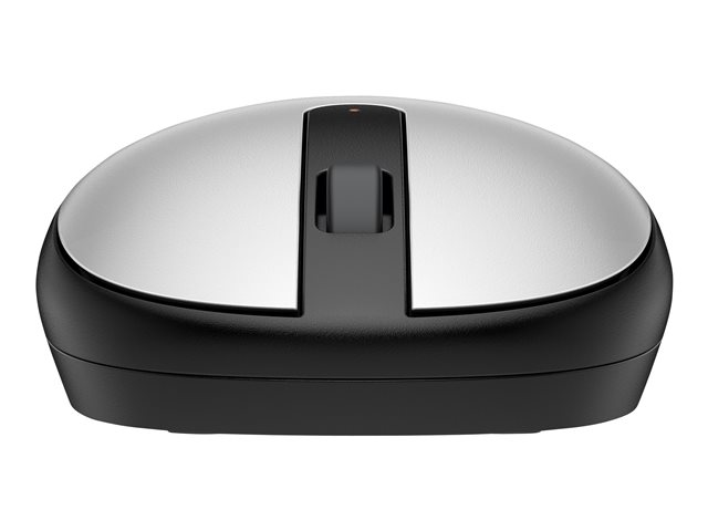 HP 240 - Mouse - right and left-handed - optical - 3 buttons - wireless - Bluetooth 5.1 - USB wireless receiver - pike silver - for ENVY Laptop 13, 16, 17, Laptop 15, 17, Pavilion 32