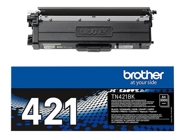 Brother TN421BK - Black - original - toner cartridge - for Brother DCP-L8410, HL-L8260, HL-L8360, MFC-L8690, MFC-L8900