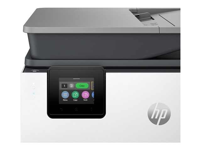 HP Officejet Pro 9120e All-in-One - Multifunction printer - colour - ink-jet - Legal (216 x 356 mm) (original) - A4/Legal (media) - up to 21 ppm (copying) - up to 22 ppm (printing) - 250 sheets - 33.6 Kbps - USB 2.0, USB 2.0 host, Wi-Fi(ac), Bluetooth, LAN - cement