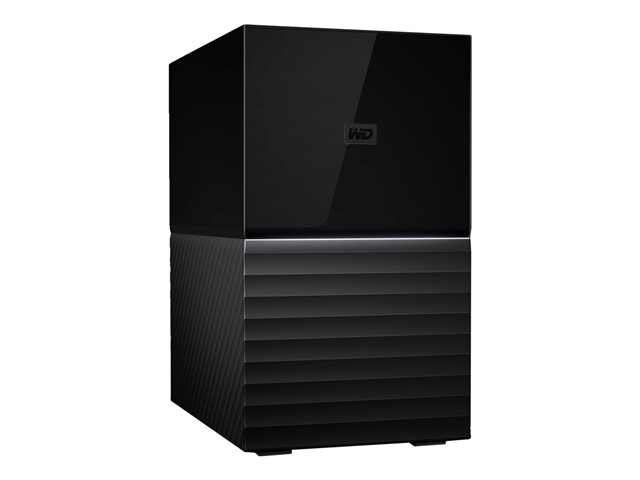WD My Book Duo WDBFBE0160JBK - Hard drive array - 16 TB - 2 bays - HDD 8 TB x 2 - USB 3.1 (external)