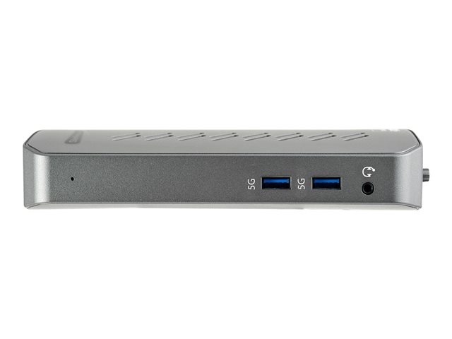 StarTech.com USB-C USB-A Dock, Hybrid Universal USB 3.0 Docking Station for USB-C or USB-A Laptop, Dual Monitor 4K 60Hz HDMI/DisplayPort, 6x USB-A Hub, Gigabit Ethernet, USB 3.1/3.2 Gen 1 - Dual 4K USB-C Dock (DK30A2DHUUE) - Docking station - USB - 2 x HDMI, 2 x DP - 1GbE - 40 Watt