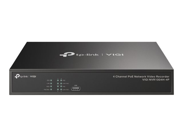TP-Link VIGI NVR1004H-4P V1 - NVR - 4 channels - networked