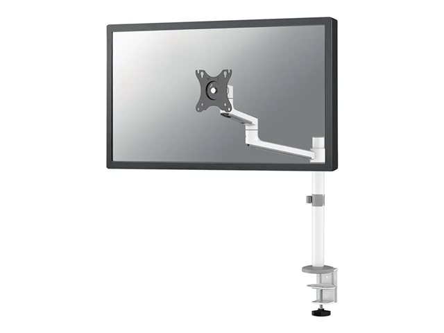 Neomounts DS60-425WH1 - Mounting kit (articulating arm) - full-motion - for Monitor - steel - white - screen size: 17\"-27\" - desk-mountable
