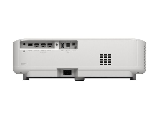 Epson Lifestudio Grand EH-LS670W - 3LCD projector - 3600 lumens (white) - 3600 lumens (colour) - 1920 x 1080 x 2 - 16:9 - 4K - ultra short-throw lens - 802.11a/b/g/n/ac wireless / Miracast - diamond white - Android TV