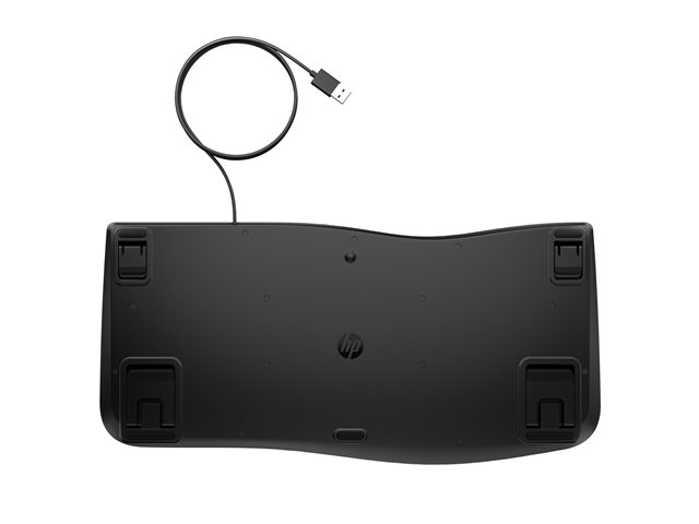 HP 485 Comfort - Keyboard - multi device, 23 programmable keys, 3-zone layout - full size - USB - QWERTZ - Swiss - black