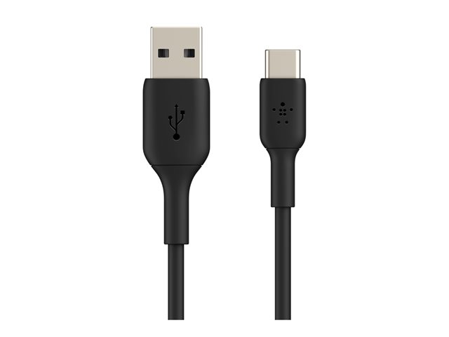 Belkin BoostCharge - USB cable - 24 pin USB-C (M) to USB (M) - 2 m - black