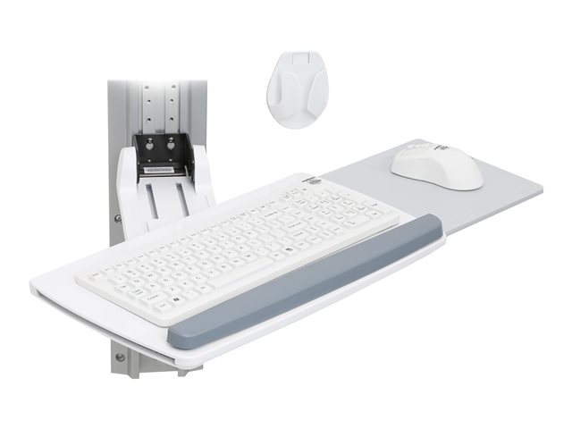 Ergotron Neo-Flex - Keyboard/mouse platform - slide-out - wall mountable - white