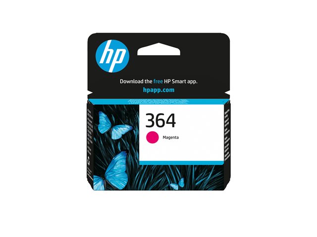HP 364 - Magenta - original - ink cartridge - for Deskjet 35XX, Photosmart 55XX, 55XX B111, 65XX, 7510 C311, 7520, Wireless B110