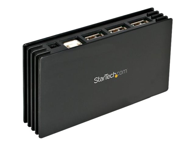 7 Port Black USB 2.0 Hub UK plug