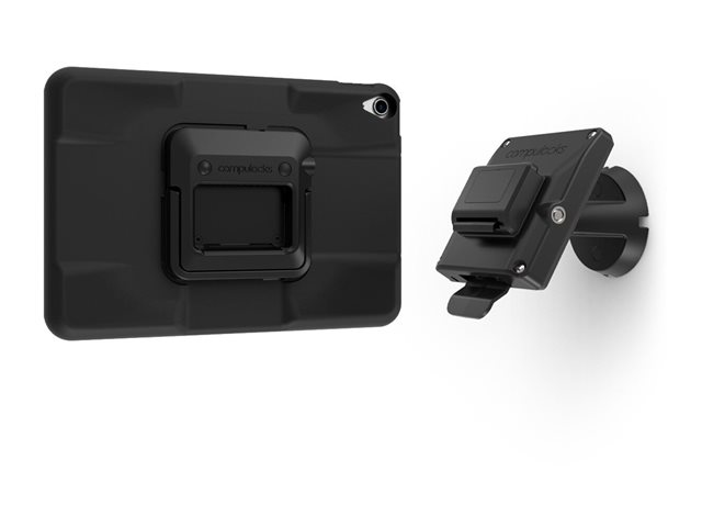 Compulocks iPad 10th-11th (A16) Gen PowerMove Bow Tilting Wall Mount Black - Mounting kit (wall mount) - for tablet - tilting - aluminium - screen size: 10.9\" - for Apple 10.9-inch iPad Air Wi-Fi, Wi-Fi + Cellular