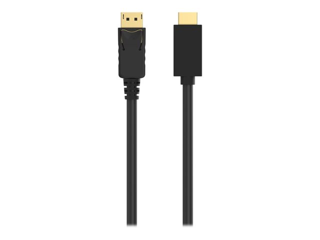 Belkin 6ft DisplayPort to HDMI Cable, M/M, 4k - Adapter cable - DisplayPort male to HDMI male - 1.8 m - shielded - for P/N: F4U097tt, F4U109tt