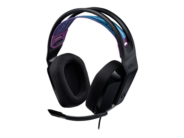 Logitech G G335 Wired Gaming Headset - Headset - full size - wired - 3.5 mm jack - black - Discord Certified