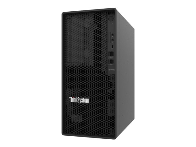 Lenovo ThinkSystem ST50 V2 7D8K - Server - tower - 5U - 1-way - 1 x Xeon E-2324G / up to 4.6 GHz - RAM 8 GB - no HDD - UHD Graphics P750 - Gigabit Ethernet - no OS - monitor: none