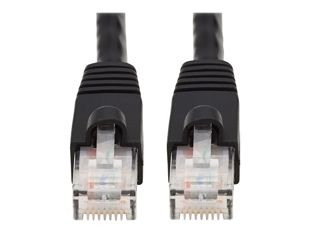 Eaton Tripp Lite Series Cat6a 10G Snagless UTP Ethernet Cable (RJ45 M/M), Black, 10 ft. (3.05 m) - Patch cable (DTE) - RJ-45 (M) to RJ-45 (M) - 3.05 m - UTP - CAT 6a - IEEE 802.3af - snagless, stranded - black