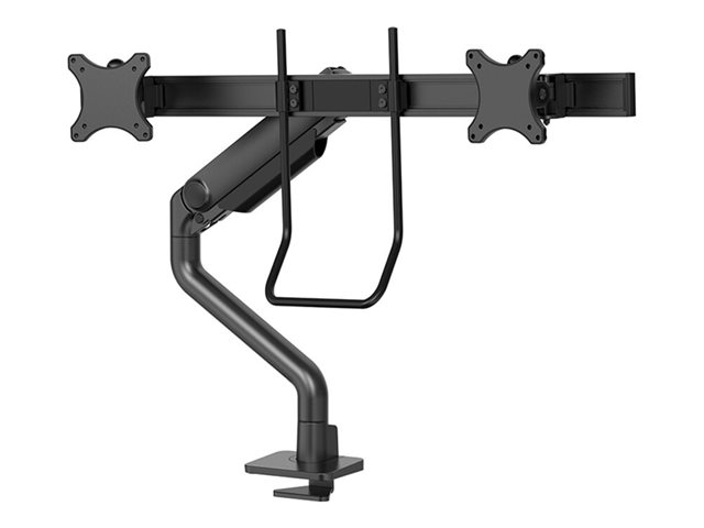 Neomounts DS75S-950BL2 NEXT One - Mounting kit (monitor arm, clamp mounting base, grommet mount) - full-motion - for 2 LCD displays - aluminium - black - screen size: 17\"-32\" - desk-mountable